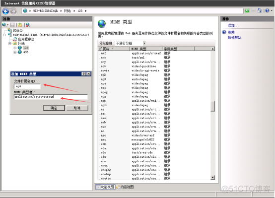 IIS 之 添加MIME扩展类型及HTTP错误403_html_03