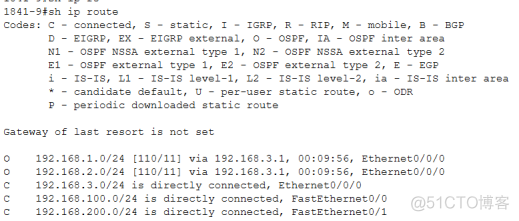 路由基础之思科实验ACL Telnet VLAN划分端口聚合的配置_访问控制列表_03