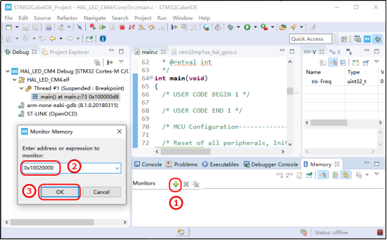 《STM32MP1 M4裸机CubeIDE开发指南》第四章 STM32CubeIDE的使用_固件_160