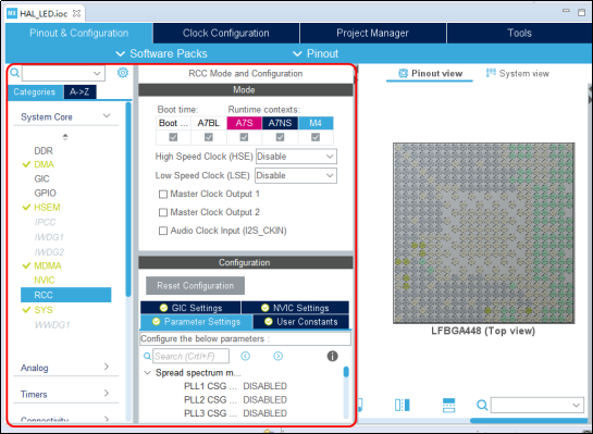 《STM32MP1 M4裸机CubeIDE开发指南》第四章 STM32CubeIDE的使用_固件_21