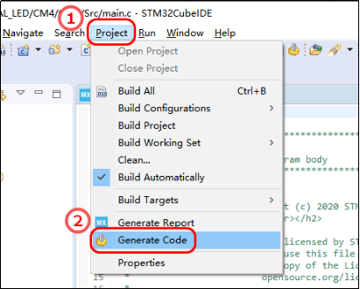 《STM32MP1 M4裸机CubeIDE开发指南》第四章 STM32CubeIDE的使用_固件_46