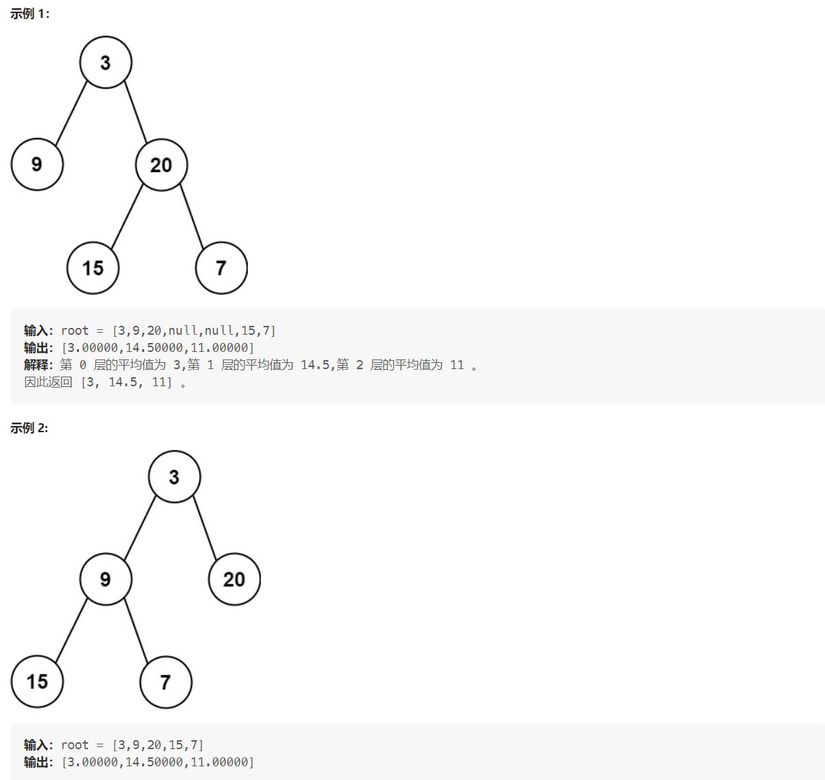 【LeeCode】637.二叉树的层平均值_java