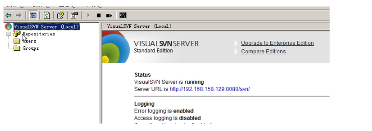 WIN7使用VisualSVN建立SVN服务器_Server_03