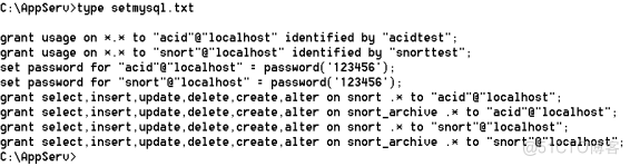           Windows 环境下安装Snort+MySQL+ACID_php_05