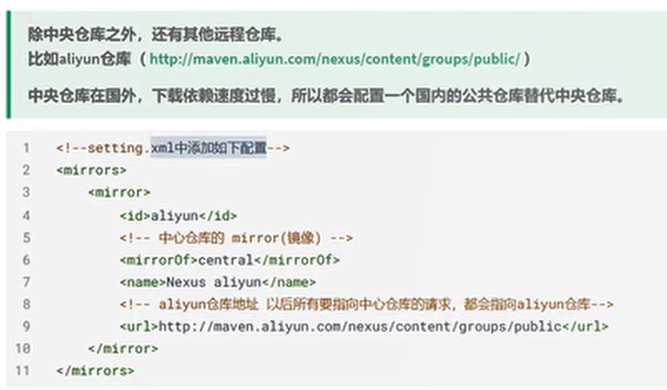 公共仓库的配置 maven 230214_xml