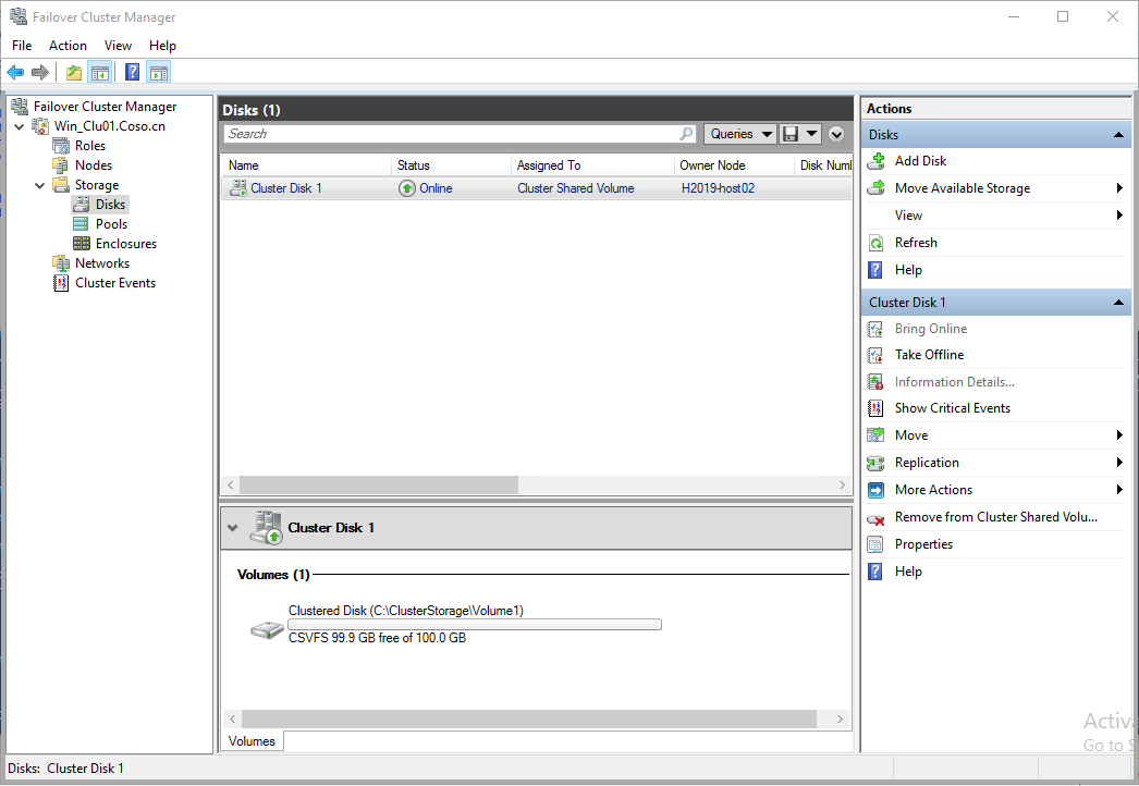 PowerShell添加群集共享卷（CSV）_初始化磁盘_02