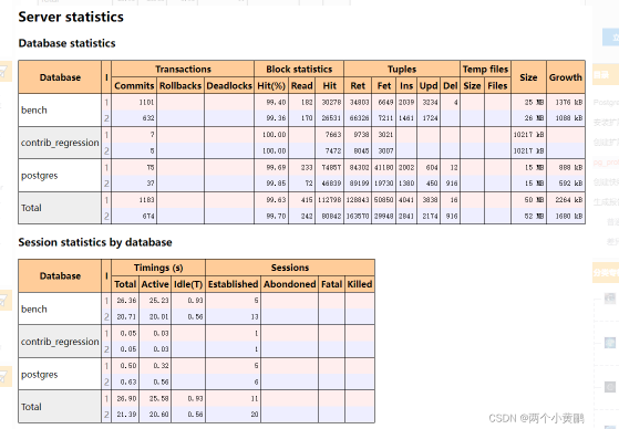 PostgreSQL的AWR(PG_PROFILE)_数据库_02