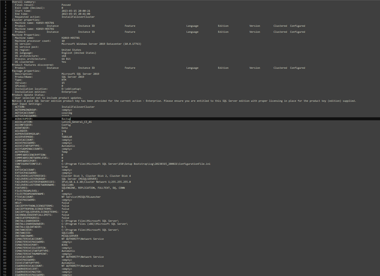 SQL Server 群集Setup安装命令说明_Windows Server