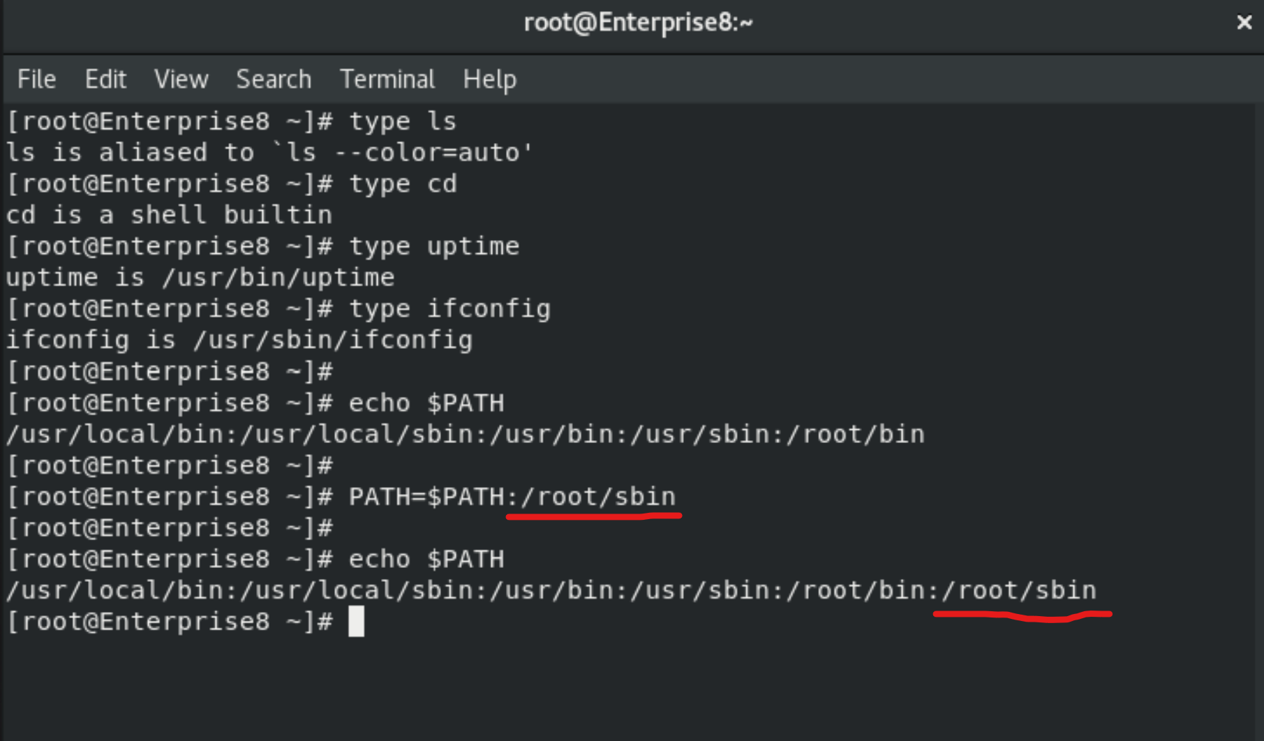 RHEL8重定向与环境变量-Linux就该这么学3_输出重定向_23