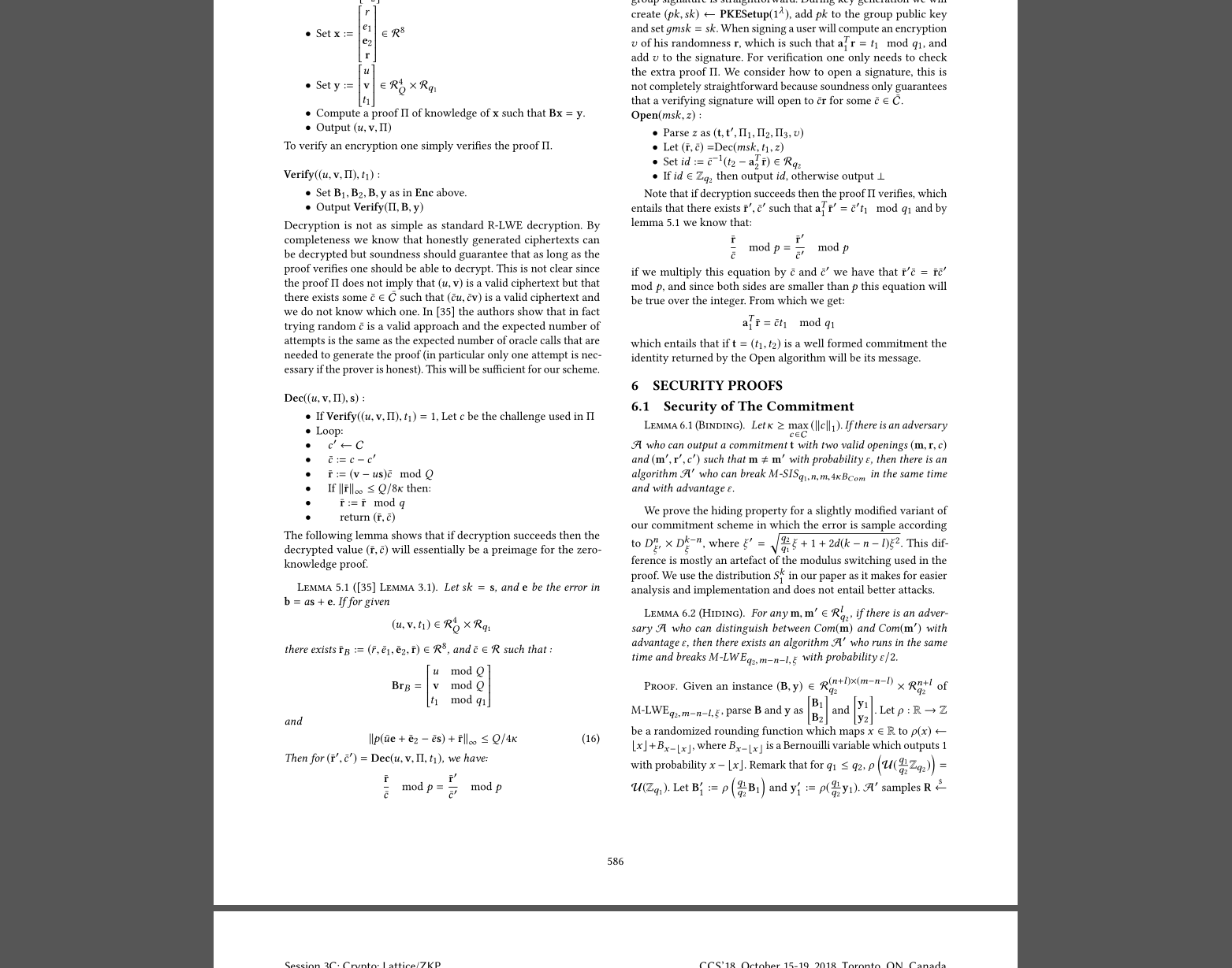 Lattice-Based Group Signatures and Zero-Knowledge Proofs of Automorphism Stability_Falcon_09