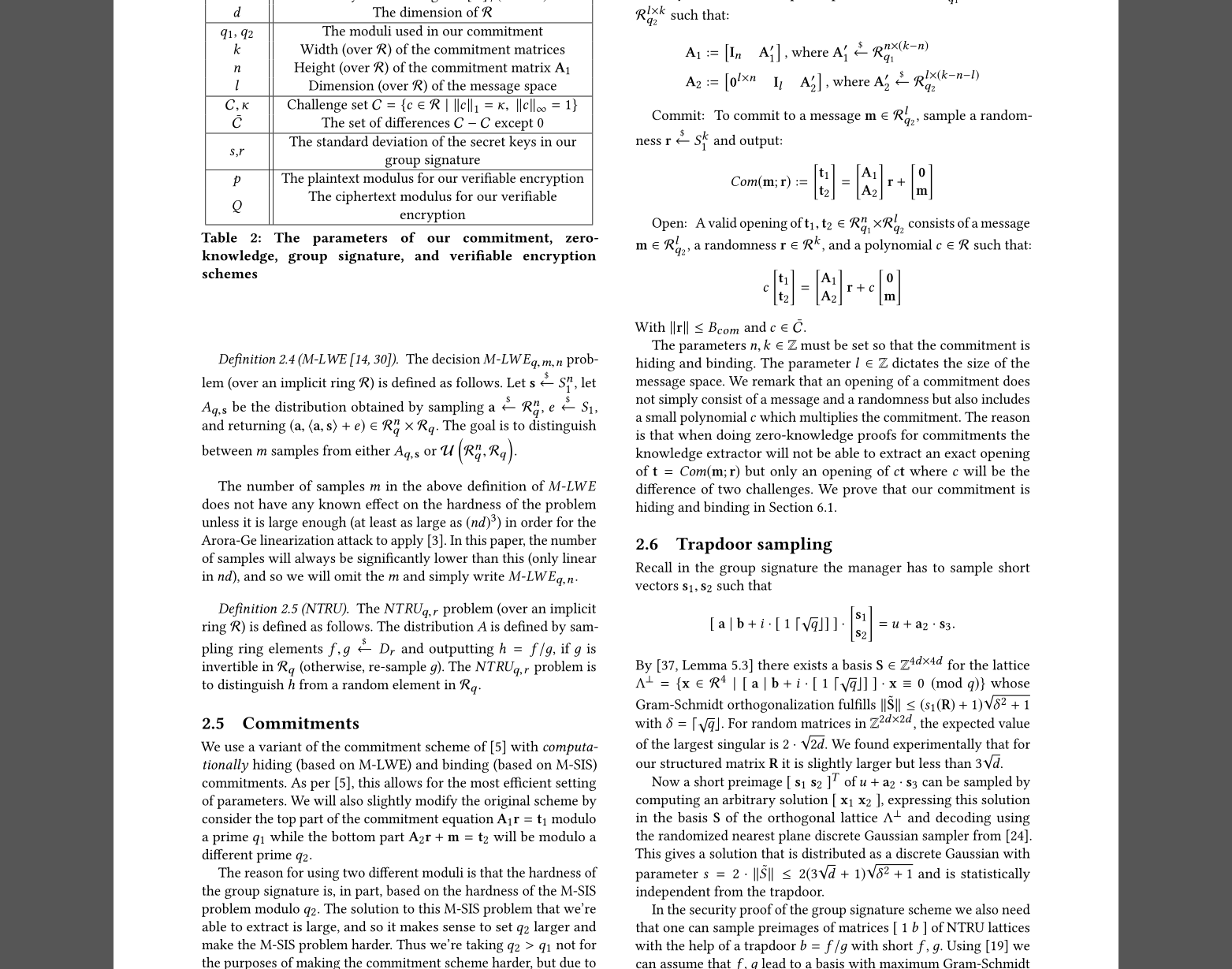 Lattice-Based Group Signatures and Zero-Knowledge Proofs of Automorphism Stability_多项式_02