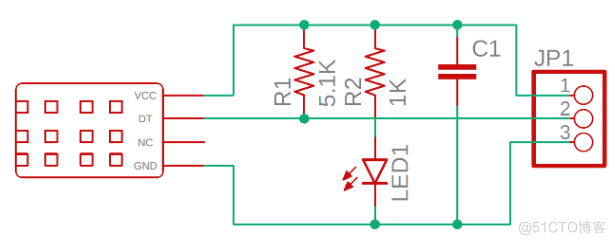 DHT22湿度和温度传感器与Arduino连接电路图_引脚_03