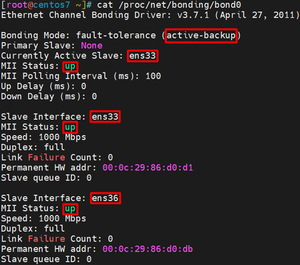 CentOS 7.9配置双网卡bonding_active-backup_13