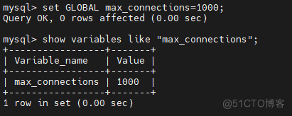 MySQL连接时报1040 Too many connections_最大连接数_03