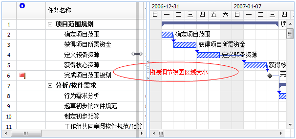 普加甘特图界面操作功能介绍之一：甘特图整体布局_项目管理