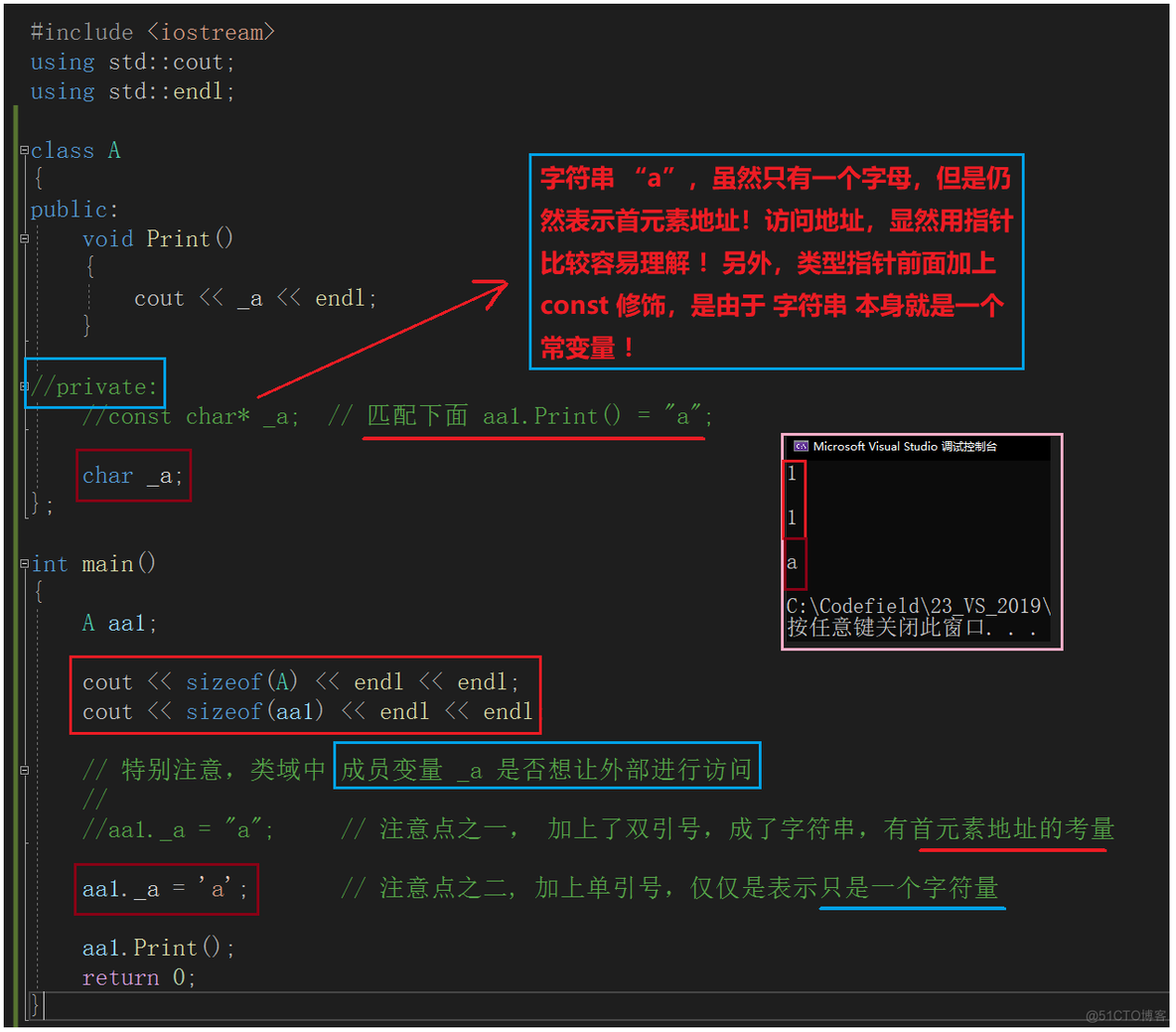 C++ ---->类 ~~ 对象_02_三大访问限定符_08