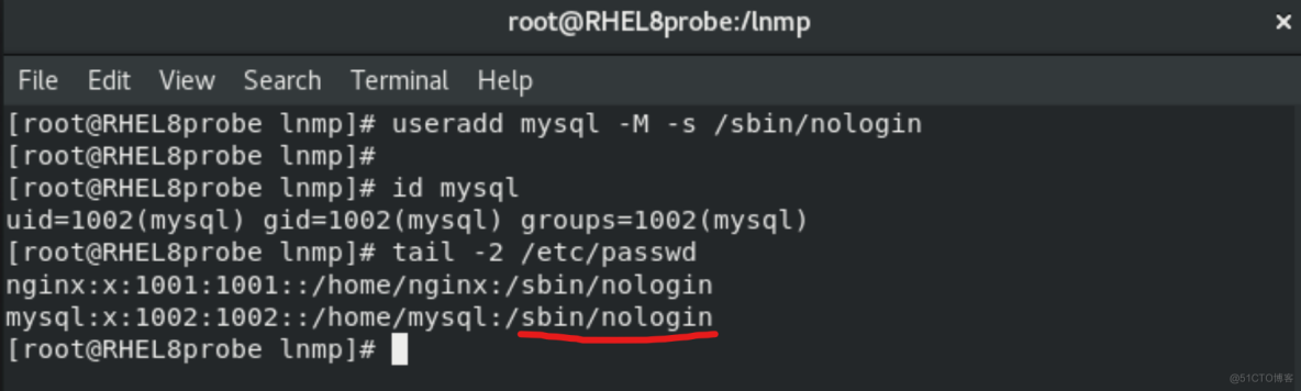 RHEL8LNMP架构部署动态网站-Linux就这么学20_mysql_23