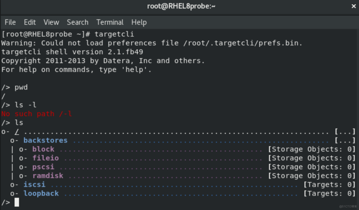 RHEL8使用iSCSI部署网络存储-Linux就这么学17_服务端_07