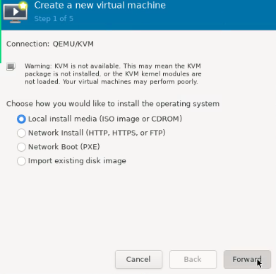 1、KVM安装部署及virt-manager图形化工具创建安装虚拟机、命令行工具virt-install创建安装虚拟机_图形化工具创建安装虚拟机_03