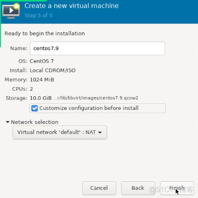 1、KVM安装部署及virt-manager图形化工具创建安装虚拟机、命令行工具virt-install创建安装虚拟机_命令行工具创建安装虚拟机_11