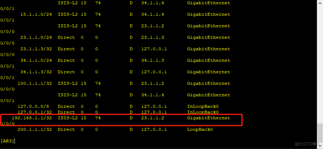 双点双向路由引入问题_OSPF_11