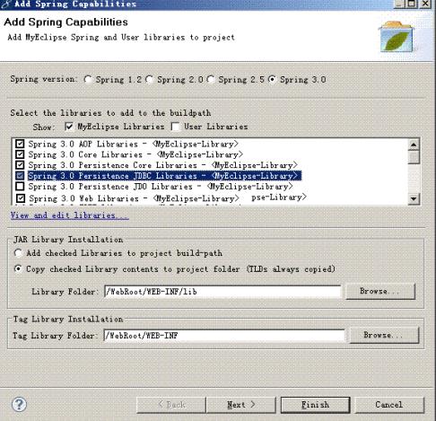 struts2+hibernate3+spring3项目快速开发（图文）之2：添加SSH三大框架运行能力（即为安装JAR包）..._运维_02