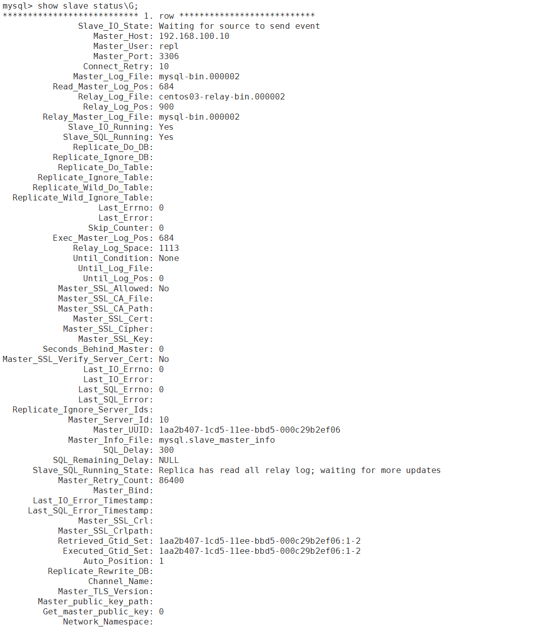 Mysql8.0配置Mysql主从复制GTID复制和延迟从库应用_主从复制_35