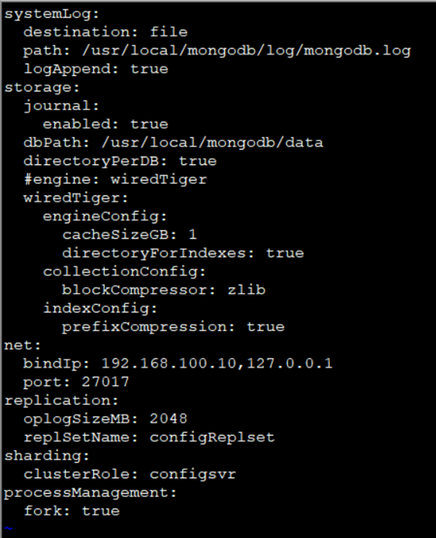 配置MongoDB主从复制分片群集_配置文件_25