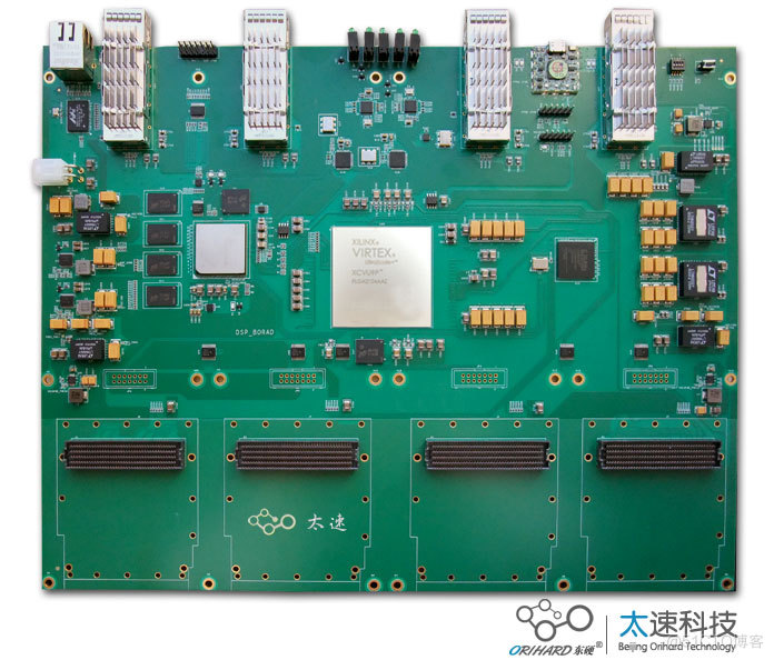 VU9P板卡设计原理图：410-基于XCVU9P+ C6678的100G光纤的加速卡_光纤加速卡_02