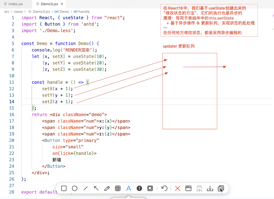 React - 12 Hooks组件之useState_react_04