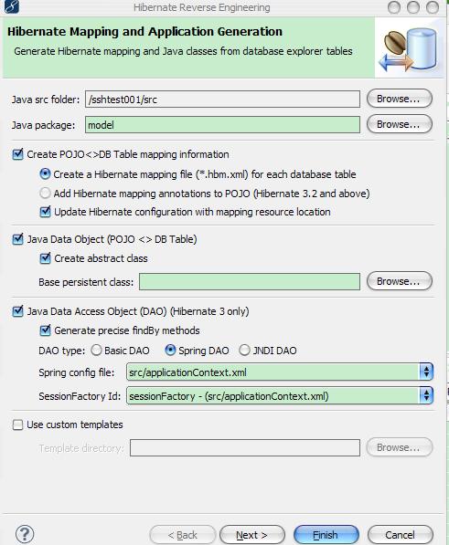 struts2+hibernate3+spring3项目快速开发（图文）之3:搭建项目结构（分包、类实现、方法编写）..._java_03