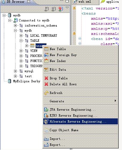 struts2+hibernate3+spring3项目快速开发（图文）之3:搭建项目结构（分包、类实现、方法编写）..._数据库_02