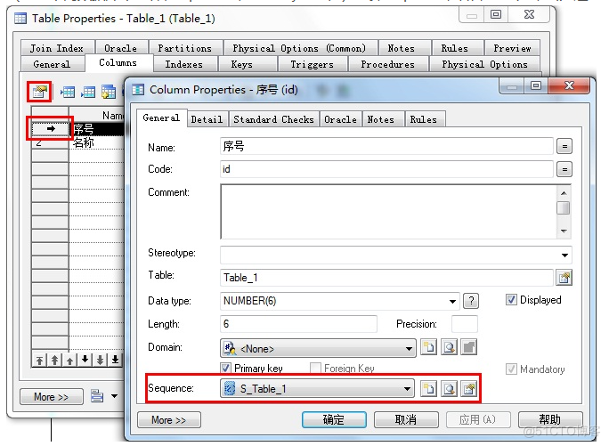 PowerDesigner物理模型用法总结_选项卡_12