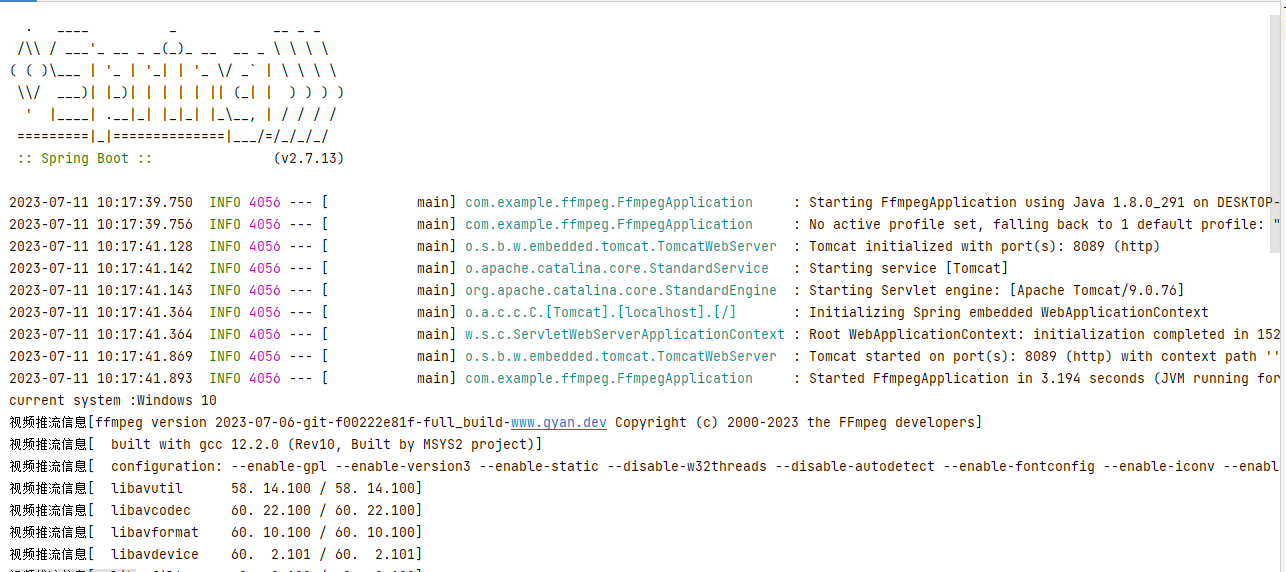 SpringBoot调用FFmpeg推流到SRS服务器_SpringBoot_03