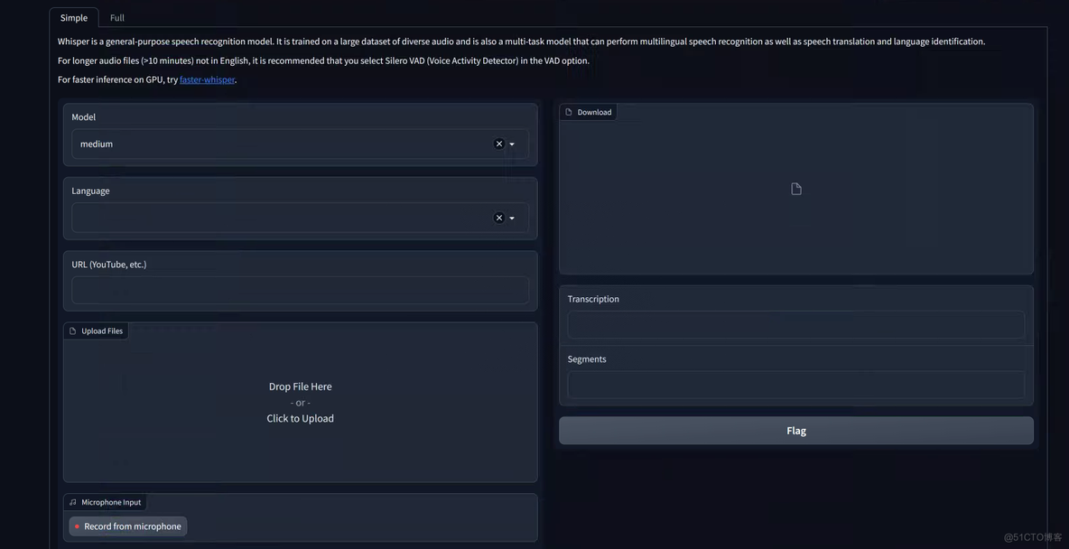 whisper-webui 安装使用教程丝滑好用_git_05