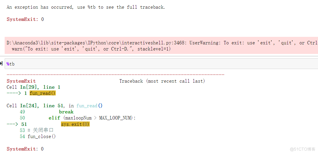 SystemExit异常 sys.exit()​​函数_Python