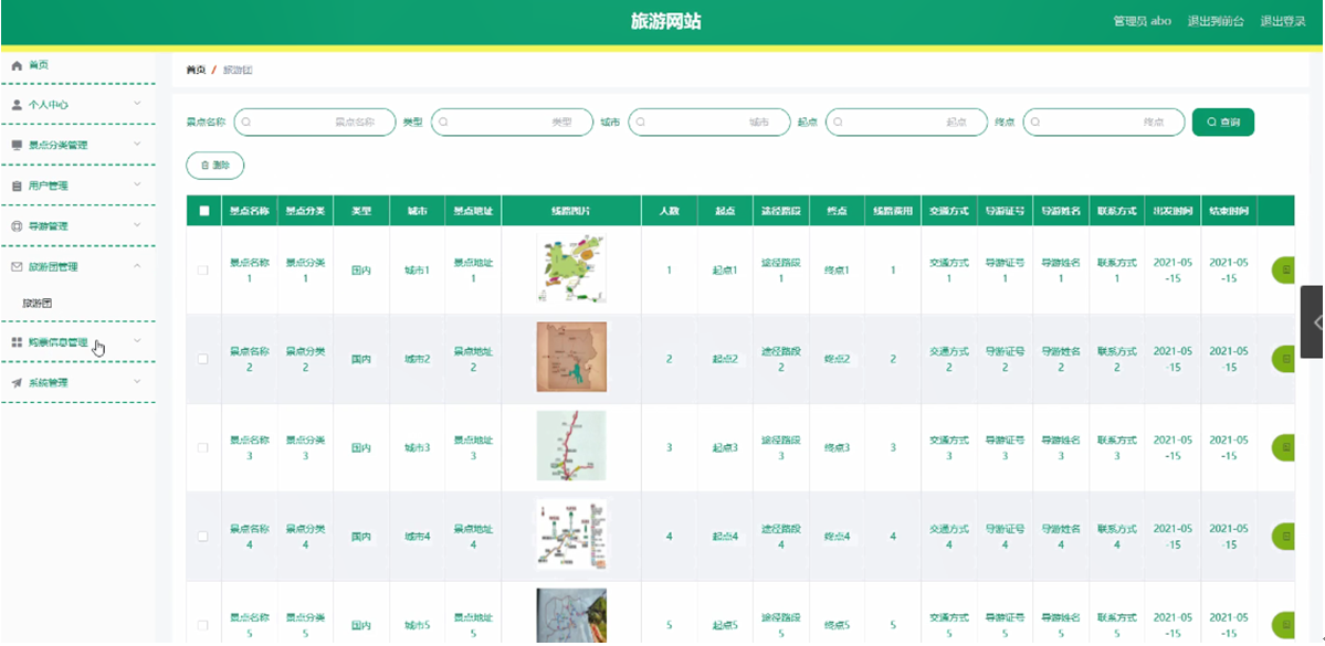 基于php旅游网站的设计与实现_旅游_06