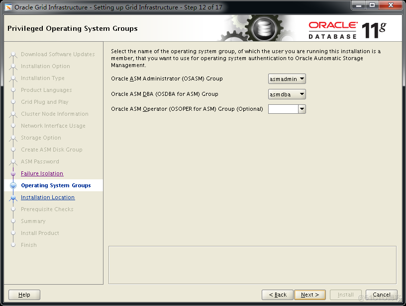 【Oracle RAC Database】在 CentOS 7.5 安装 Grid Infrastructure_oracle_12