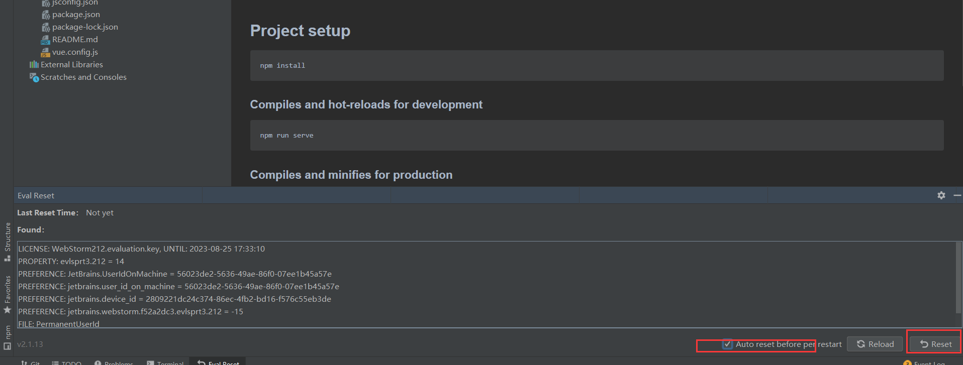 搭建vue环境和开发工程_nodejs_27