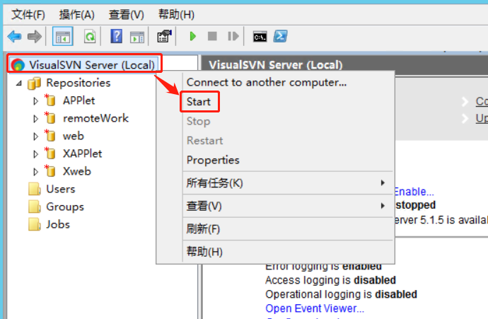 VisualSVN服务器迁移(Windows)_SVN_07