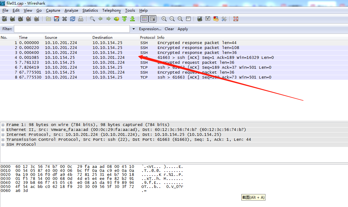 Linux 网络抓包工具 Tcpdump使用 并使用wireshark打开cap文件_linux_07