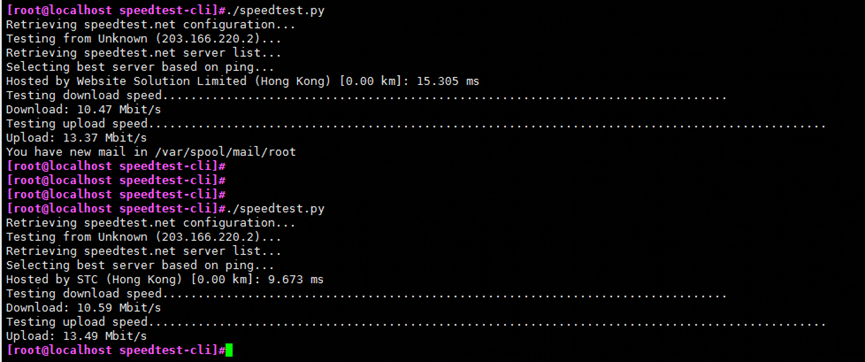 linux测试网络速度_Linux测试网速_04