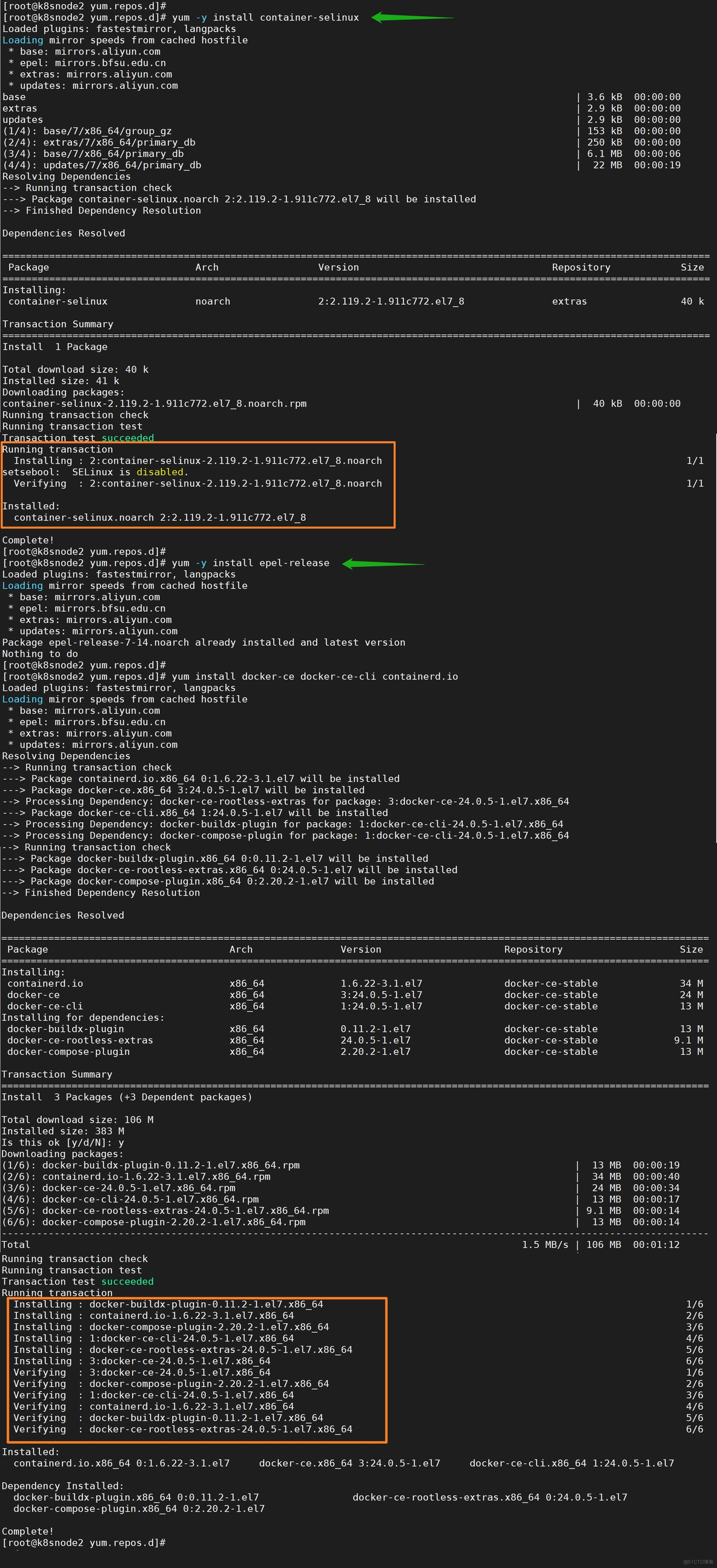 安装新版本 Docker 报错 container-selinux >= 2:2.74_docker_04