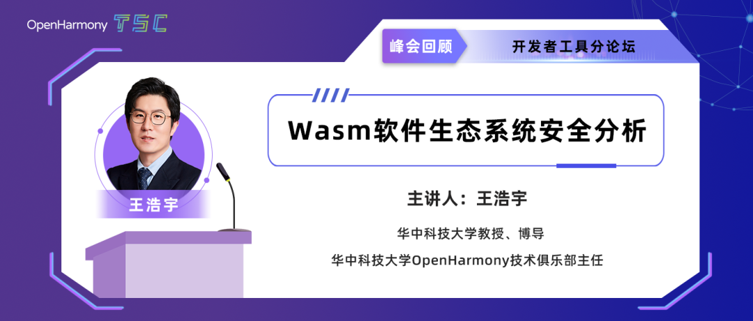 Wasm软件生态系统安全分析-鸿蒙开发者社区