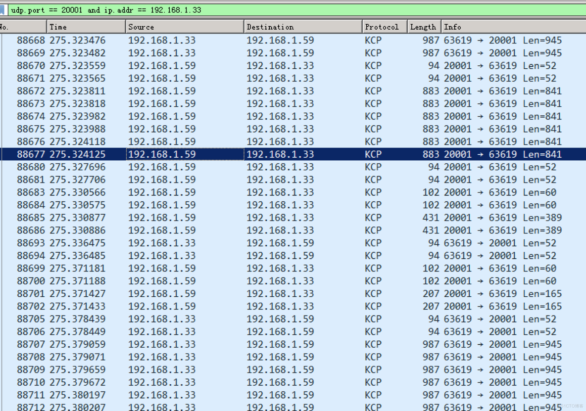 利用wireshark进行KCP抓包_抓包_03