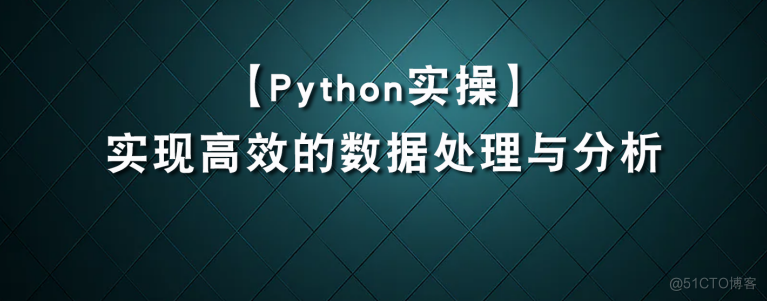 如何在Python中实现高效的数据处理与分析_数据