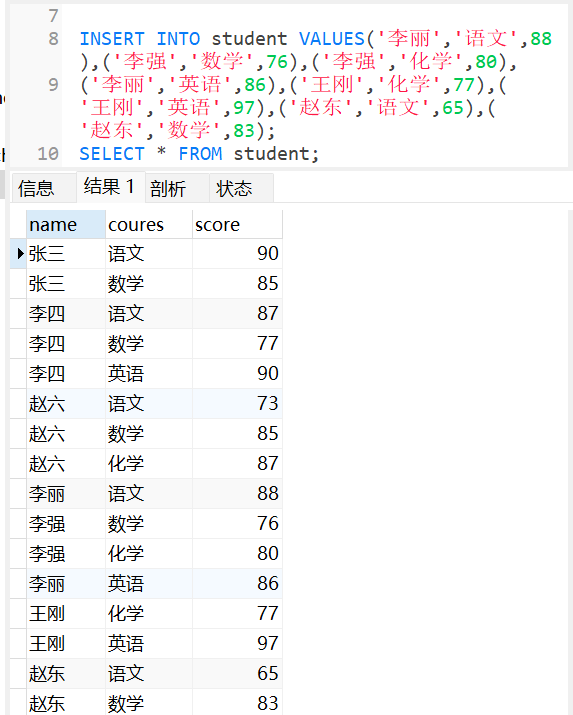 MySQL查询命令练习（二）_SQL_05