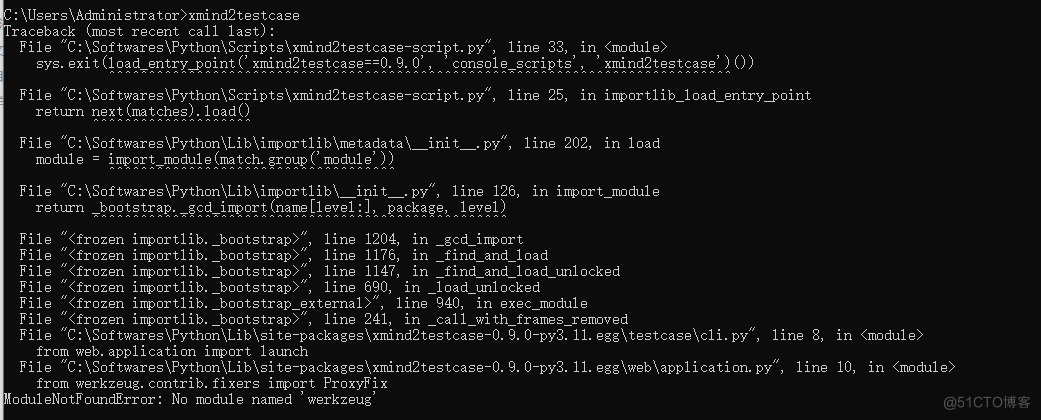 XMind2TestCase安装问题_Python