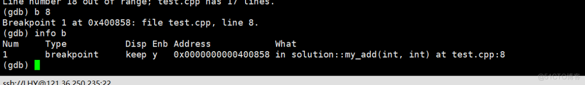 在Linux系统中使用gdb调试一个代码_GDB_09