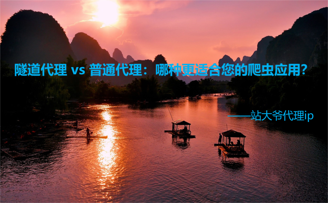 隧道代理 vs 普通代理：哪种更适合您的爬虫应用？_HTTP